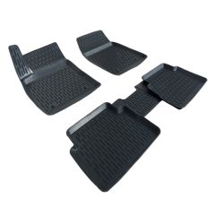 3D Tapis De Sol En Caoutchouc Premium Compatible Avec Opel Insignia 2008-2017, Système de Fixation, Bord Haut, Noir, Antidérapant, Facile à Nettoyer, Toutes Saisons
