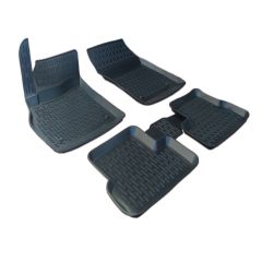 3D Tapis De Sol En Caoutchouc Premium Compatible Avec Opel Zafira C Tourer 2011-2019, Système de Fixation, Bord Haut, Noir, Antidérapant, Facile à Nettoyer, Toutes Saisons