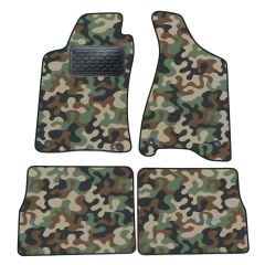Tapis de sol de Voiture de Tapis de Voiture de Camouflage pour Audi 80 / B4 1991-1996, D'armée Tapis de voiture, Base Antidérapante, Renforcée Dans la Zone de la Pédale