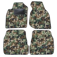 Tapis de sol de Voiture de Tapis de Voiture de Camouflage pour Audi A6 C5 1997-2003, D'armée Tapis de voiture, Base Antidérapante, Renforcée Dans la Zone de la Pédale