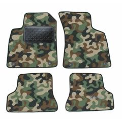 Tapis de sol de Voiture de Tapis de Voiture de Camouflage pour Audi TT 8N 2000-2007, D'armée Tapis de voiture, Base Antidérapante, Renforcée Dans la Zone de la Pédale
