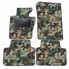 Tapis de sol de Voiture de Tapis de Voiture de Camouflage pour Bmw X3 E83 2004-2010, D'armée Tapis de voiture, Base Antidérapante, Renforcée Dans la Zone de la Pédale