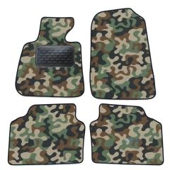 Tapis de sol de Voiture de Tapis de Voiture de Camouflage pour Bmw 3 series E90, E91 2004-2013, D'armée Tapis de voiture, Base Antidérapante, Renforcée Dans la Zone de la Pédale