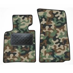 Tapis de sol de Voiture de Tapis de Voiture de Camouflage pour Bmw Z4 E85 2003-2008, D'armée Tapis de voiture, Base Antidérapante, Renforcée Dans la Zone de la Pédale