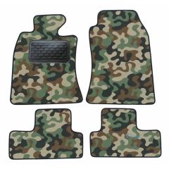 Tapis de sol de Voiture de Tapis de Voiture de Camouflage pour Bmw Cooper 2001-2006, D'armée Tapis de voiture, Base Antidérapante, Renforcée Dans la Zone de la Pédale