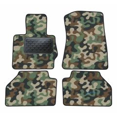 Tapis de sol de Voiture de Tapis de Voiture de Camouflage pour Bmw X3 F25 2010-2018, D'armée Tapis de voiture, Base Antidérapante, Renforcée Dans la Zone de la Pédale