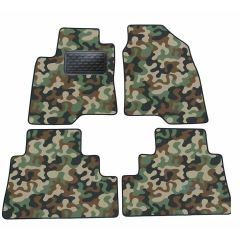 Tapis de sol de Voiture de Tapis de Voiture de Camouflage pour Chevrolet Antara 2006-2010, D'armée Tapis de voiture, Base Antidérapante, Renforcée Dans la Zone de la Pédale