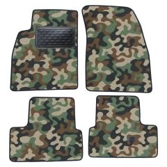 Tapis de sol de Voiture de Tapis de Voiture de Camouflage pour Chevrolet Cruze 2009-2016, D'armée Tapis de voiture, Base Antidérapante, Renforcée Dans la Zone de la Pédale