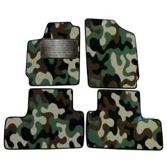 Tapis de sol de Voiture de Tapis de Voiture de Camouflage pour Peugeot Partner 1 2002-2007, D'armée Tapis de voiture, Base Antidérapante, Renforcée Dans la Zone de la Pédale