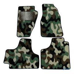 Tapis de sol de Voiture de Tapis de Voiture de Camouflage pour Dodge Nitro 2007-2012, D'armée Tapis de voiture, Base Antidérapante, Renforcée Dans la Zone de la Pédale