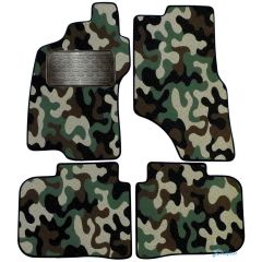 Tapis de sol de Voiture de Tapis de Voiture de Camouflage pour Fiat Brava 1995-2001, D'armée Tapis de voiture, Base Antidérapante, Renforcée Dans la Zone de la Pédale