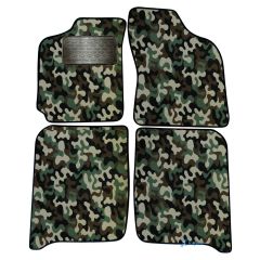 Tapis de sol de Voiture de Tapis de Voiture de Camouflage pour Fiat Palio 1998-2002, D'armée Tapis de voiture, Base Antidérapante, Renforcée Dans la Zone de la Pédale