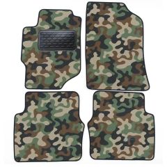 Tapis de sol de Voiture de Tapis de Voiture de Camouflage pour Honda Accord 1998-2003, D'armée Tapis de voiture, Base Antidérapante, Renforcée Dans la Zone de la Pédale