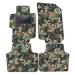 Tapis de sol de Voiture de Tapis de Voiture de Camouflage pour Honda Accord 2003-2008, D'armée Tapis de voiture, Base Antidérapante, Renforcée Dans la Zone de la Pédale