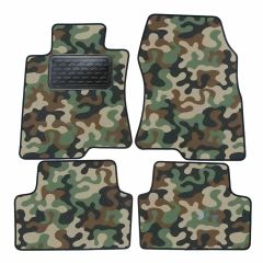 Tapis de sol de Voiture de Tapis de Voiture de Camouflage pour Honda Accord 2008-2015, D'armée Tapis de voiture, Base Antidérapante, Renforcée Dans la Zone de la Pédale