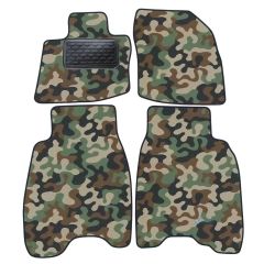 Tapis de sol de Voiture de Tapis de Voiture de Camouflage pour Honda Civic 2007-2012, D'armée Tapis de voiture, Base Antidérapante, Renforcée Dans la Zone de la Pédale