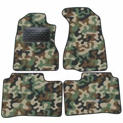 Tapis de sol de Voiture de Tapis de Voiture de Camouflage pour Honda CR-V 2 2001-2005, D'armée Tapis de voiture, Base Antidérapante, Renforcée Dans la Zone de la Pédale