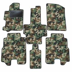 Tapis de sol de Voiture de Tapis de Voiture de Camouflage pour Honda FR-V 2004-2009, D'armée Tapis de voiture, Base Antidérapante, Renforcée Dans la Zone de la Pédale