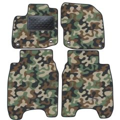 Tapis de sol de Voiture de Tapis de Voiture de Camouflage pour Honda Civic 2012-2016, D'armée Tapis de voiture, Base Antidérapante, Renforcée Dans la Zone de la Pédale