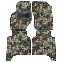 Tapis de sol de Voiture de Tapis de Voiture de Camouflage pour Hyundai Terracan 2001-2006, D'armée Tapis de voiture, Base Antidérapante, Renforcée Dans la Zone de la Pédale