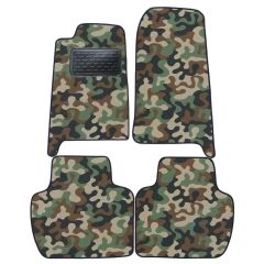 Tapis de sol de Voiture de Tapis de Voiture de Camouflage pour Jaguar X300 1995-1997, D'armée Tapis de voiture, Base Antidérapante, Renforcée Dans la Zone de la Pédale