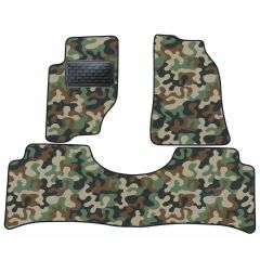 Tapis de sol de Voiture de Tapis de Voiture de Camouflage pour Kia Sorento 2002-2009, D'armée Tapis de voiture, Base Antidérapante, Renforcée Dans la Zone de la Pédale