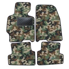 Tapis de sol de Voiture de Tapis de Voiture de Camouflage pour Mazda Xedos 6 1992-1999, D'armée Tapis de voiture, Base Antidérapante, Renforcée Dans la Zone de la Pédale