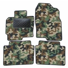 Tapis de sol de Voiture de Tapis de Voiture de Camouflage pour Mazda CX-5 2011-2016, D'armée Tapis de voiture, Base Antidérapante, Renforcée Dans la Zone de la Pédale
