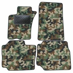Tapis de sol de Voiture de Tapis de Voiture de Camouflage pour Mercedes Ml W163 1998-2005, D'armée Tapis de voiture, Base Antidérapante, Renforcée Dans la Zone de la Pédale