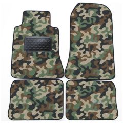 Tapis de sol de Voiture de Tapis de Voiture de Camouflage pour Mercedes E-klasse W124 1985-1995, D'armée Tapis de voiture, Base Antidérapante, Renforcée Dans la Zone de la Pédale
