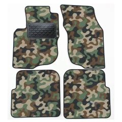 Tapis de sol de Voiture de Tapis de Voiture de Camouflage pour Mitsubishi Carisma 1995-2004, D'armée Tapis de voiture, Base Antidérapante, Renforcée Dans la Zone de la Pédale