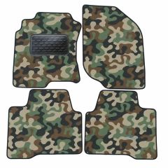 Tapis de sol de Voiture de Tapis de Voiture de Camouflage pour Nissan X-Trail T30 2001-2007, D'armée Tapis de voiture, Base Antidérapante, Renforcée Dans la Zone de la Pédale