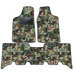 Tapis de sol de Voiture de Tapis de Voiture de Camouflage pour Opel Frontera 1999-2004, D'armée Tapis de voiture, Base Antidérapante, Renforcée Dans la Zone de la Pédale