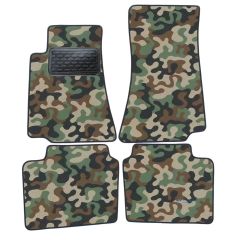 Tapis de sol de Voiture de Tapis de Voiture de Camouflage pour Opel Omega B 1994-1999, D'armée Tapis de voiture, Base Antidérapante, Renforcée Dans la Zone de la Pédale