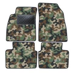 Tapis de sol de Voiture de Tapis de Voiture de Camouflage pour Opel Insignia 2009-2016, D'armée Tapis de voiture, Base Antidérapante, Renforcée Dans la Zone de la Pédale