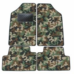 Tapis de sol de Voiture de Tapis de Voiture de Camouflage pour Peugeot 205 GTI 1984-1994, D'armée Tapis de voiture, Base Antidérapante, Renforcée Dans la Zone de la Pédale