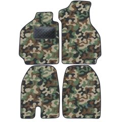 Tapis de sol de Voiture de Tapis de Voiture de Camouflage pour Peugeot 911SC Targa 1978-1983, D'armée Tapis de voiture, Base Antidérapante, Renforcée Dans la Zone de la Pédale