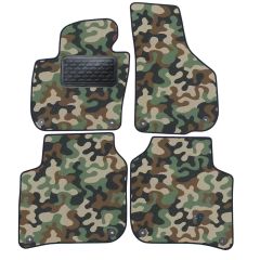 Tapis de sol de Voiture de Tapis de Voiture de Camouflage pour Skoda Superb 2008-2015, D'armée Tapis de voiture, Base Antidérapante, Renforcée Dans la Zone de la Pédale
