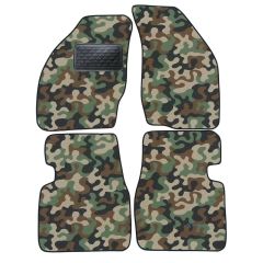 Tapis de sol de Voiture de Tapis de Voiture de Camouflage pour Suzuki Baleno 1995-2007, D'armée Tapis de voiture, Base Antidérapante, Renforcée Dans la Zone de la Pédale