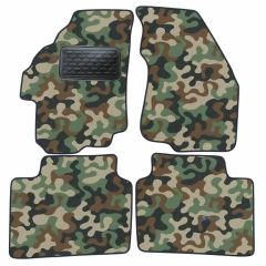 Tapis de sol de Voiture de Tapis de Voiture de Camouflage pour Suzuki Liana 2001-2007, D'armée Tapis de voiture, Base Antidérapante, Renforcée Dans la Zone de la Pédale