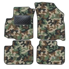 Tapis de sol de Voiture de Tapis de Voiture de Camouflage pour Suzuki SX4 2005-2011, D'armée Tapis de voiture, Base Antidérapante, Renforcée Dans la Zone de la Pédale