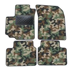 Tapis de sol de Voiture de Tapis de Voiture de Camouflage pour Suzuki Swift 2010-2017, D'armée Tapis de voiture, Base Antidérapante, Renforcée Dans la Zone de la Pédale