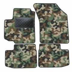 Tapis de sol de Voiture de Tapis de Voiture de Camouflage pour Suzuki Swift 2005-2010, D'armée Tapis de voiture, Base Antidérapante, Renforcée Dans la Zone de la Pédale