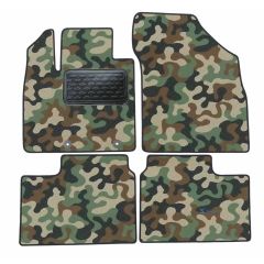 Tapis de sol de Voiture de Tapis de Voiture de Camouflage pour Suzuki Ignis depuis 2016, D'armée Tapis de voiture, Base Antidérapante, Renforcée Dans la Zone de la Pédale