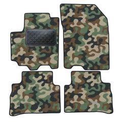 Tapis de sol de Voiture de Tapis de Voiture de Camouflage pour Suzuki Vitara depuis 2015, D'armée Tapis de voiture, Base Antidérapante, Renforcée Dans la Zone de la Pédale