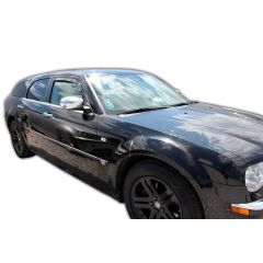 Heko Deflecteurs d'air Déflecteurs de Vent Compatible Avec Chrysler 300C 4P. Berlina 2004-2010, Ensemble 2 pièces, Noir, Fumé, Aérodynamique, Montage facile