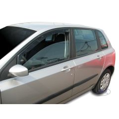 Heko Deflecteurs d'air Déflecteurs de Vent Compatible Avec Kia Rio 3 4 P 2011-2017 4P. Berlina, Ensemble 4 pièces, Noir, Fumé, Aérodynamique, Montage facile