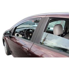 Heko Deflecteurs d'air Déflecteurs de Vent Compatible Avec Lancia Thema depuis 2012 4-Porte, Ensemble 4 pièces, Noir, Fumé, Aérodynamique, Montage facile