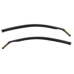 Heko Deflecteurs d'air Déflecteurs de Vent Compatible Avec Peugeot 406 4/5P. Berlina 1995-2003, Ensemble 2 pièces, Noir, Fumé, Aérodynamique, Montage facile