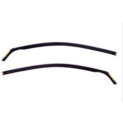 Heko Deflecteurs d'air Déflecteurs de Vent Compatible Avec Peugeot 307 3P. Berlina 2001-2007, Ensemble 2 pièces, Noir, Fumé, Aérodynamique, Montage facile